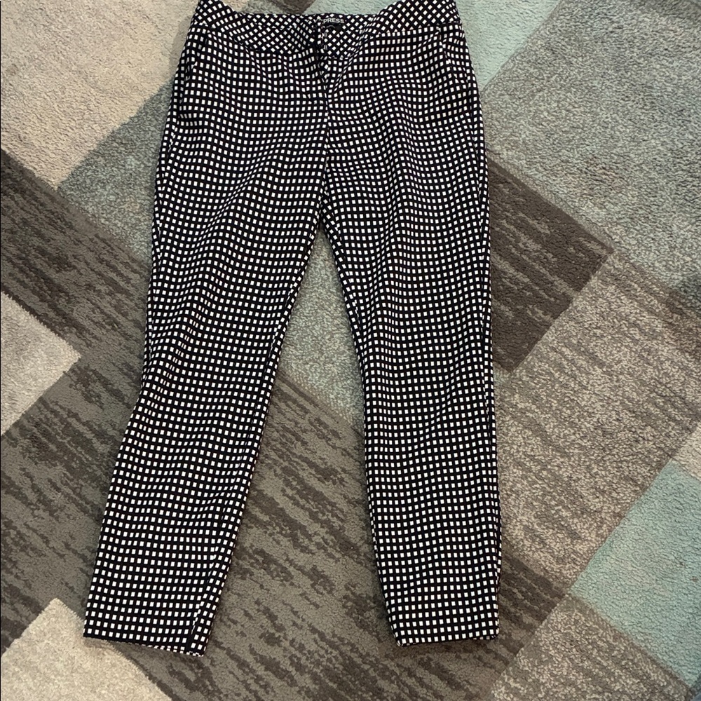 Express Monochrome Patterned Pants